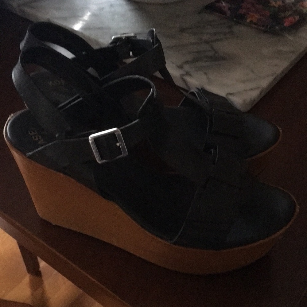 Dixie Platform Wedge Sandals